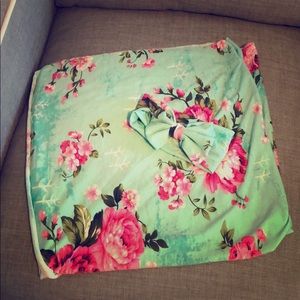 Newborn swaddle and headband